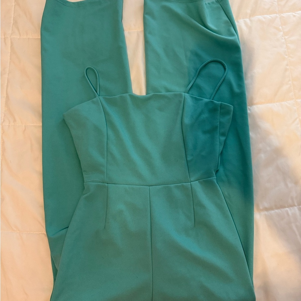 Teal Jumpsuit
